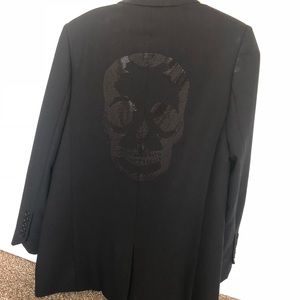Zadig and Voltaire skull blazer
